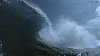 滔天千层巨浪唯美图片:巨浪