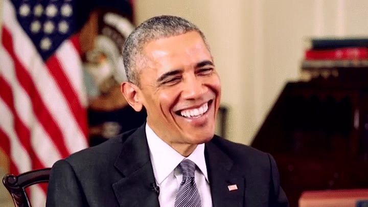 奥巴马微笑动态图片:奥巴马