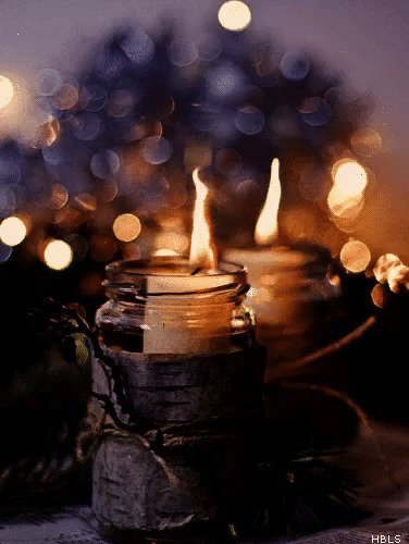 玻璃瓶里的蜡烛唯美图片:蜡烛