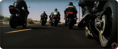 摩托赛车gif图片