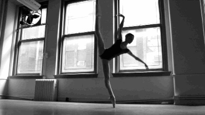 芭蕾舞训练动态图
