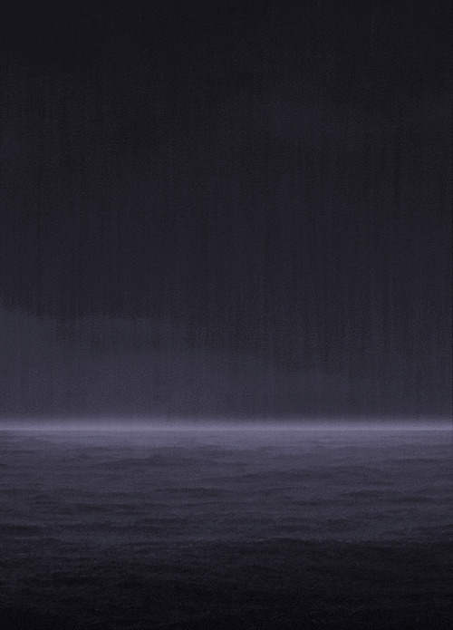 海上下雨美景动态图:雨景