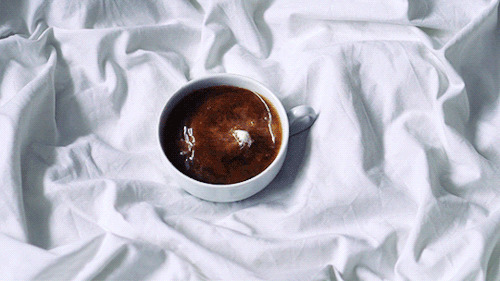 浓咖啡加牛奶动态图:咖啡