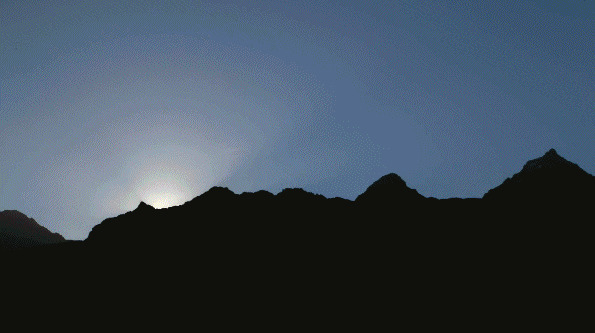 日落西山动态图:日落