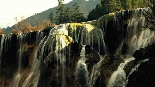 大峡谷瀑布gif图片