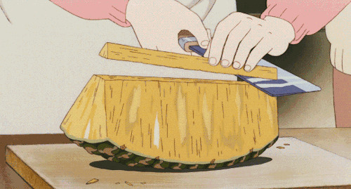 刀切水果动画图片:菜刀