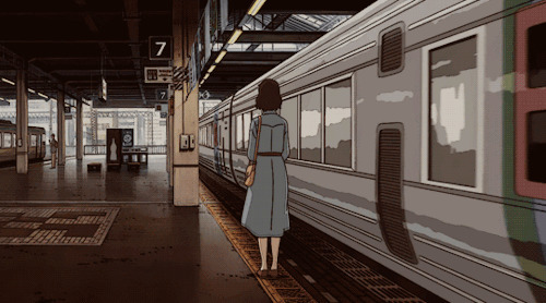 火车从身边开过动画图片:火车
