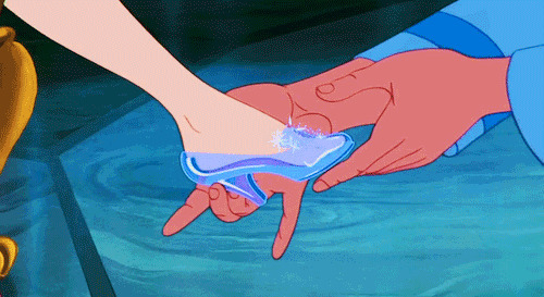 公主的水晶鞋子动态图片