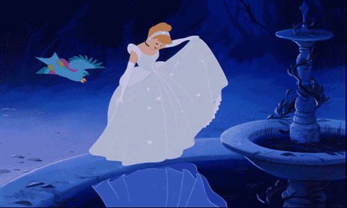 公主的白裙子动态图片