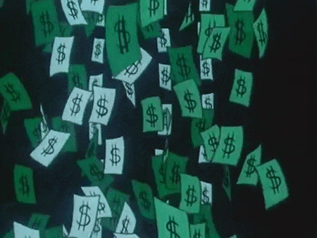 下起钞票雨动画图片:钞票