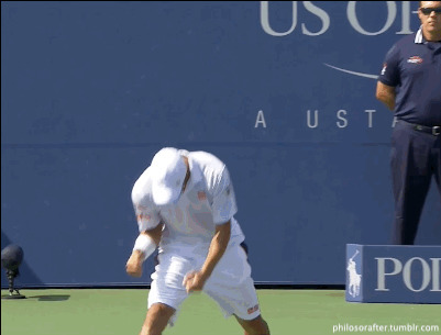 胜利的喜悦gif素材图片:网球