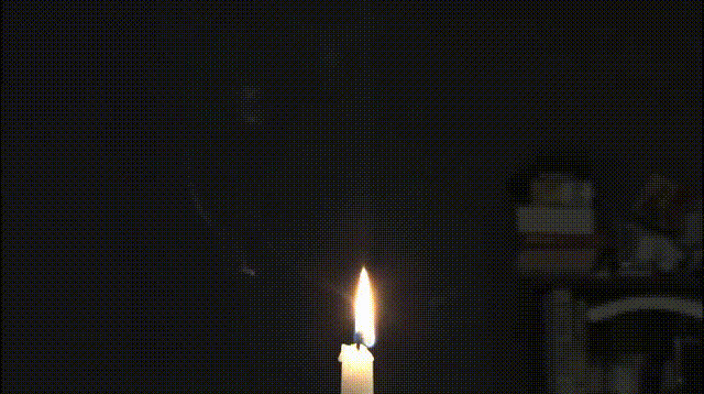 点蜡烛的动图:烛光