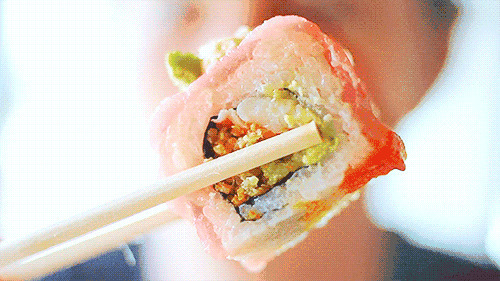 美食寿司动态图片:寿司