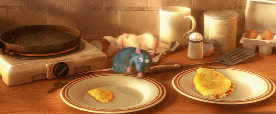 老鼠做煎饼动态图片:老鼠