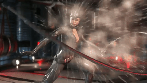 甩鞭子的性感女超人gif图片:超人