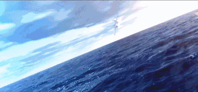 战斗机从航母上起飞GIF图片:战斗机