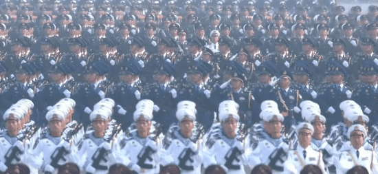 70周年阅兵海军方阵动态图片:阅兵,方阵