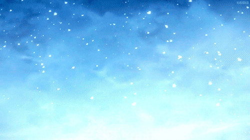 漫天飘落的雪花动画图片:雪花,落雪