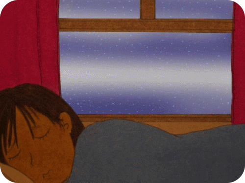 就这样睡了一天一夜动画图片:睡觉