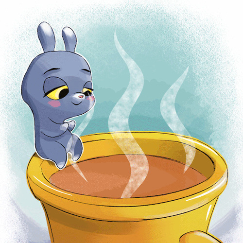 让人期待的热奶茶动画图片:奶茶