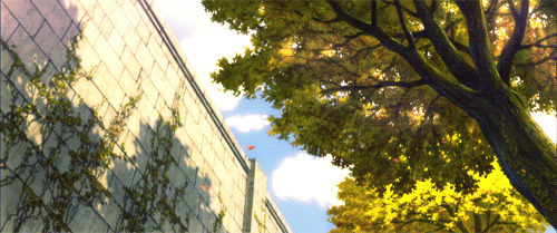 在一个落叶的午后动画图片:落叶