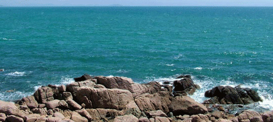 海边美景GIF图片