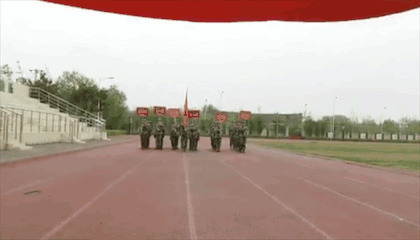 升旗仪式GIF图片