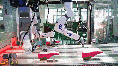 智能工厂GIF图片:科技,自动化