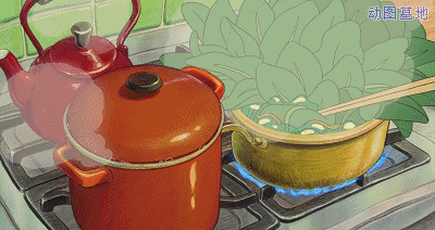 水煮蔬菜动画图片:烹饪