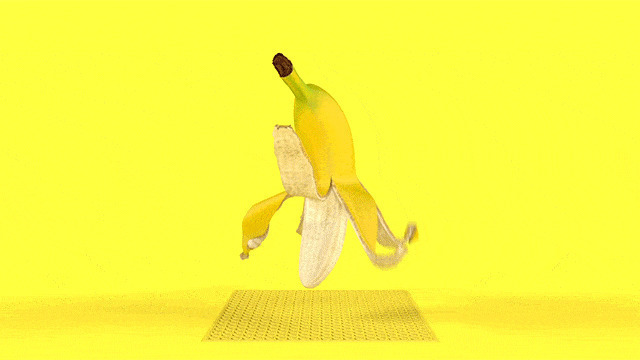 卡通香蕉跳舞gif图片:香蕉