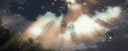 雨点从天而降动画图片素材:下雨