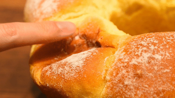 柔软有弹性面包GIF图片:面包