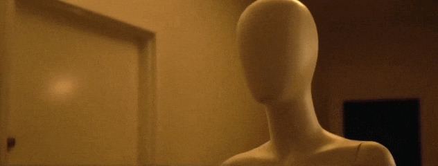 被假人吓到GIF图片:假人,外星人