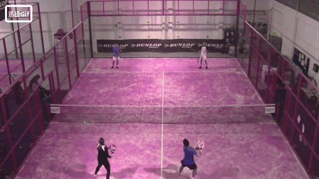 挥舞着球拍GIF图片:网球,运动