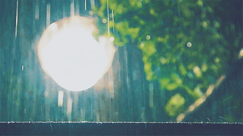 一个下雨的晚上GIF图片:下雨,雨天