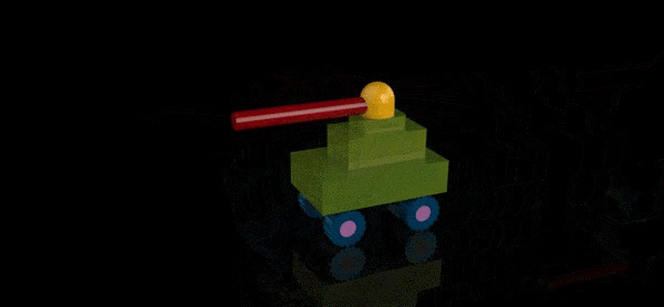 玩具坦克车动态图片:玩具