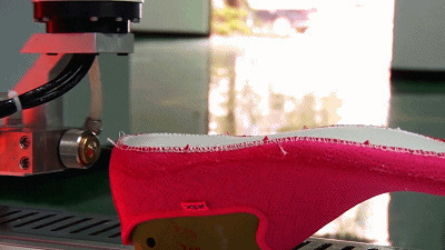 全自动制鞋机械动态图片:制造,鞋子