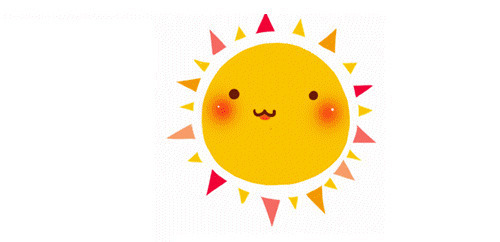 照耀的太阳动画图片素材:太阳