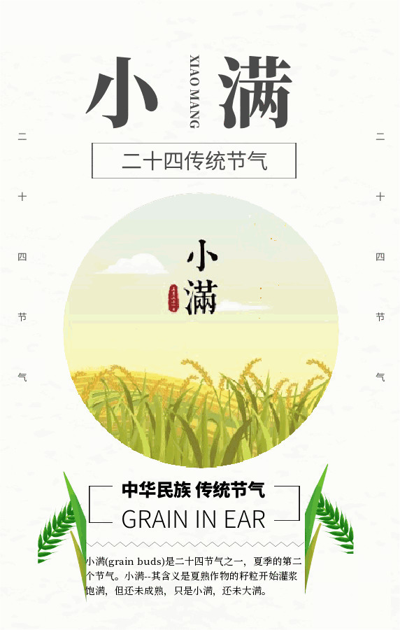 中国传统节气小满GIF素材图片:小满,节气