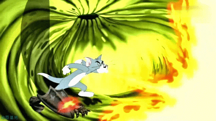 会喷火的汤姆猫动画图片:猫和老鼠