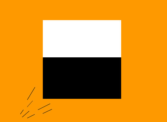旋转的黑白方块动态图片:方块