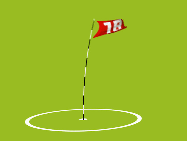 球场的角旗动态图片素材:小旗,标志