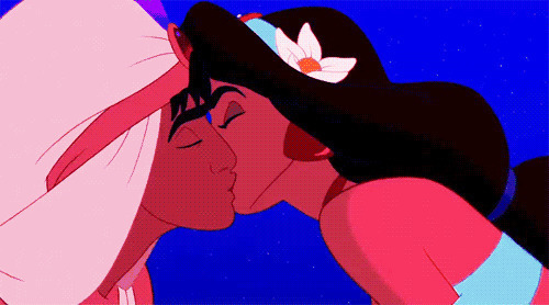 卡通公主与王子的爱情故事gif图片:爱情
