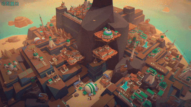 城市建设类的游戏动画图片:城市