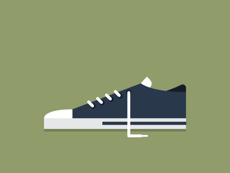 一只休闲布鞋gif素材图片:休闲鞋