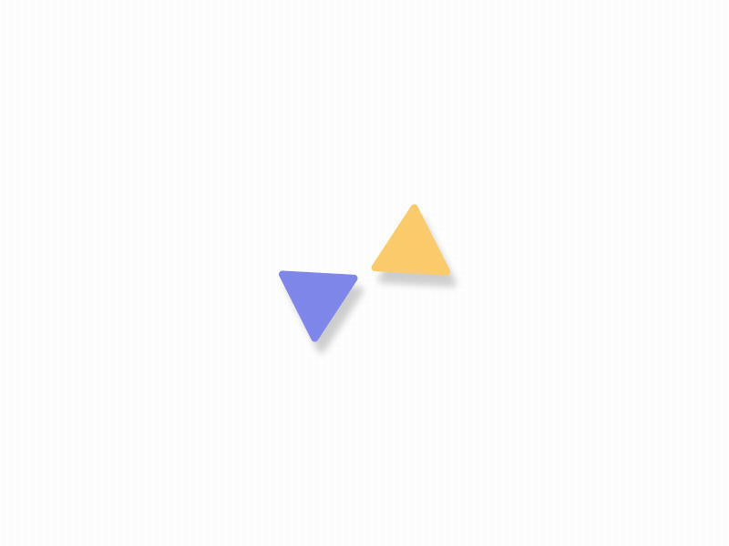 转动的阴影三角图形gif素材图片:三角形