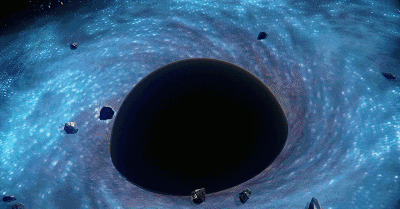 宇宙黑洞把所有星球都吸入里面gif图片:宇宙,黑洞