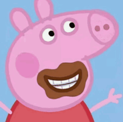 小猪佩奇的猪鼻子动画图片