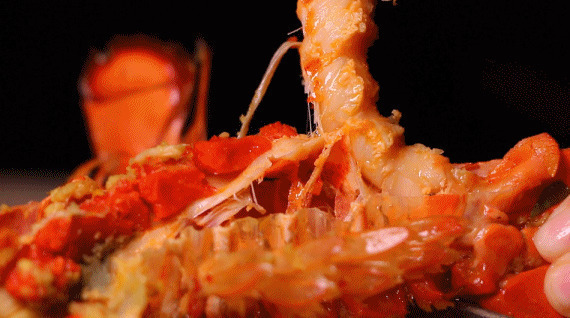 鲜美大龙虾动态图片:龙虾