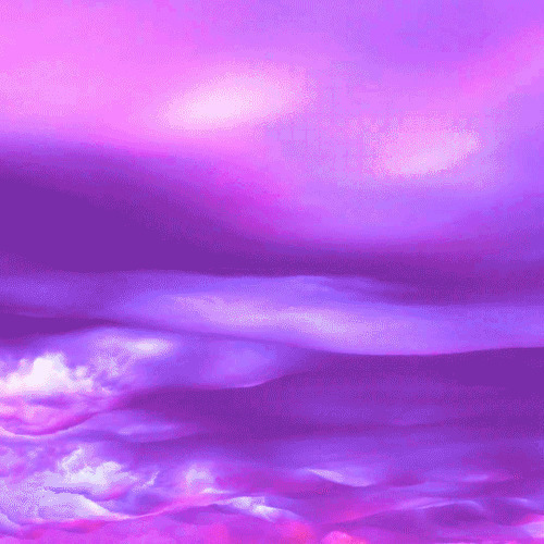 绚丽彩色云海唯美意境gif图片:云海